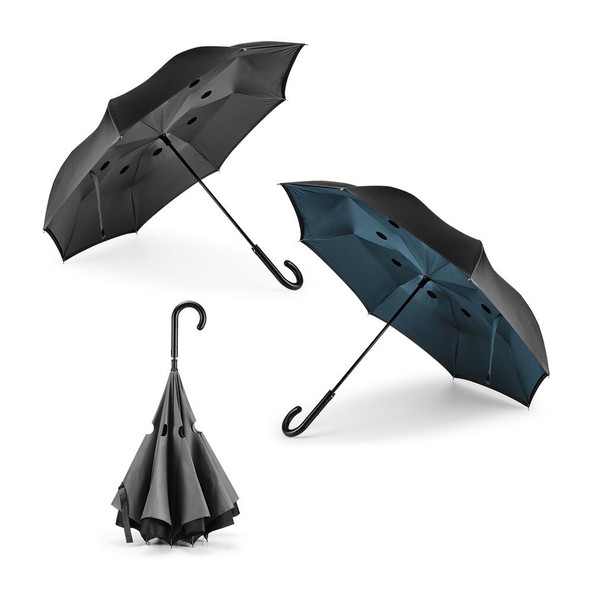 hi!dea 99146 - Parapluie réversible en pongee 190T