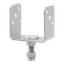 Justerbar stolpesko 96x60 mm