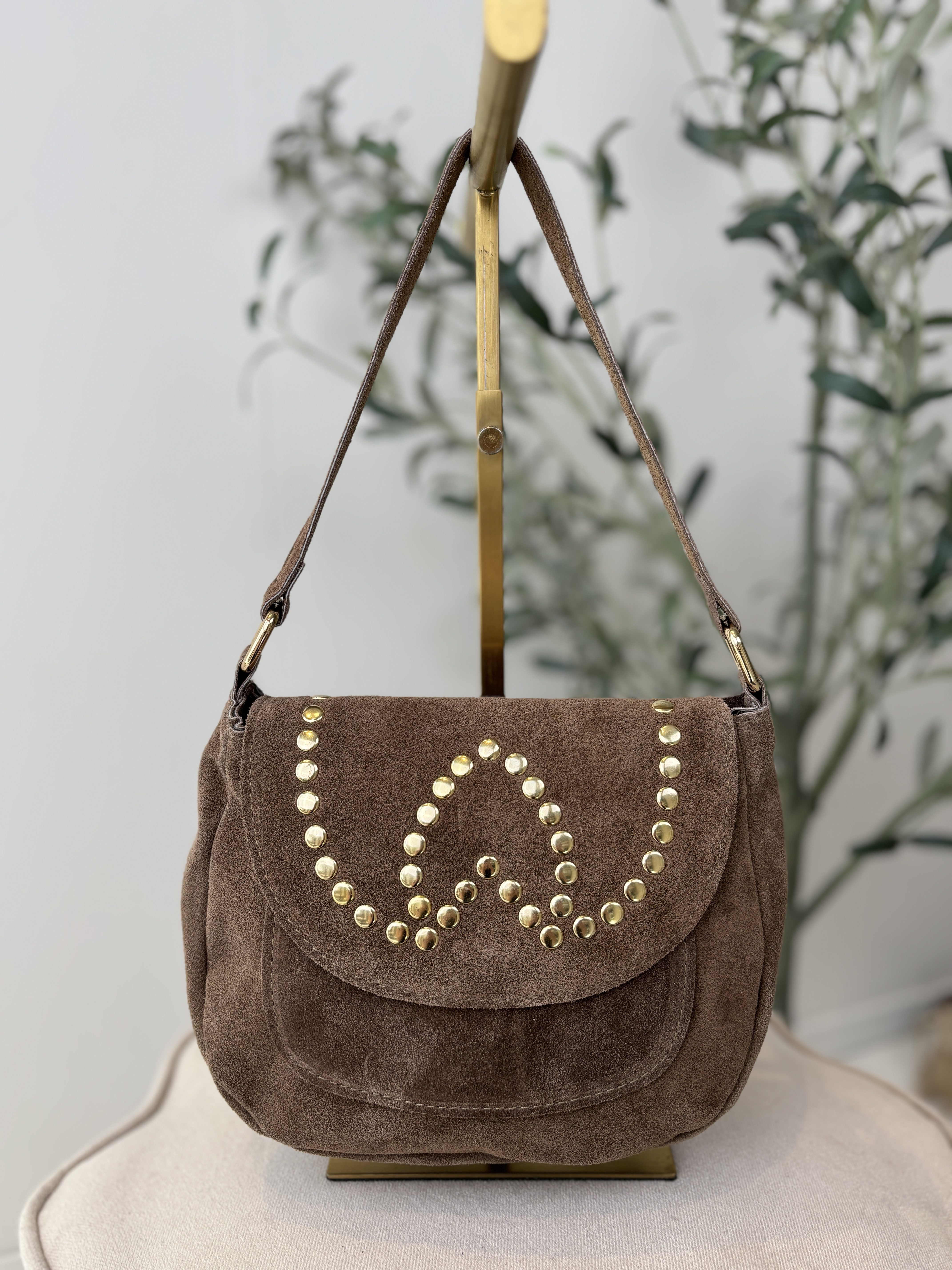 Winona Bag - Suede Taupe