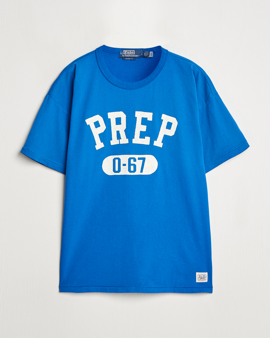 Polo Ralph Lauren Vintage Crew Neck T-Shirt Heritage Blue