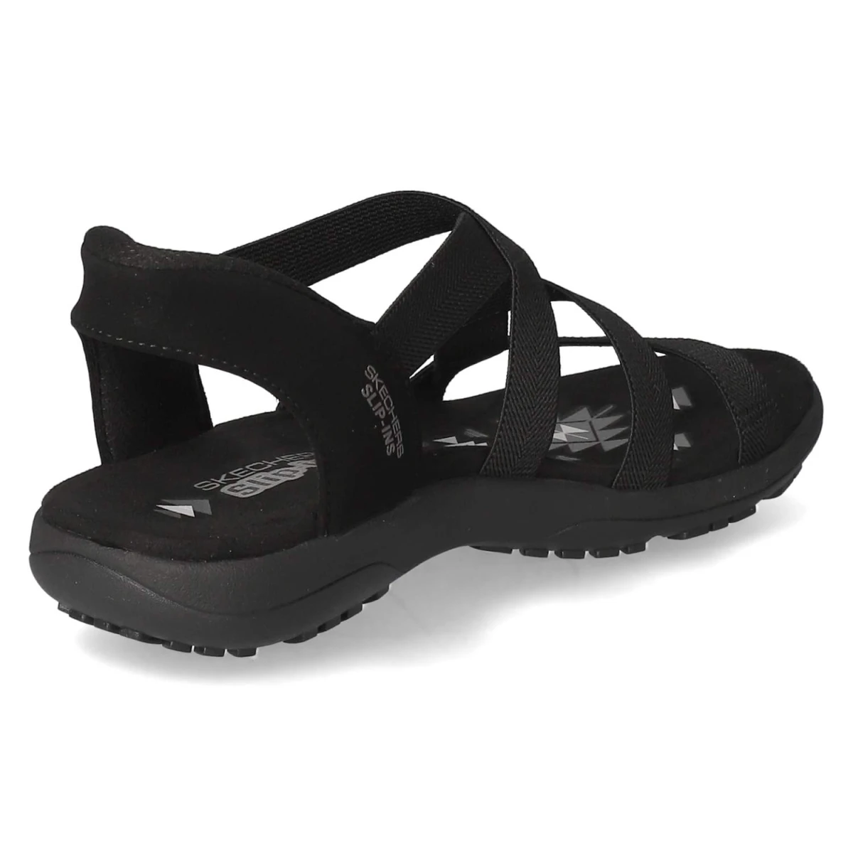 SkechersSandalen STRETCH FLEX - black