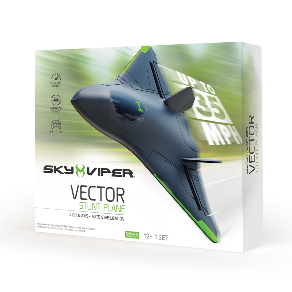 Sky Viper - Vector Stunt Fly -Fjernstyret Fly