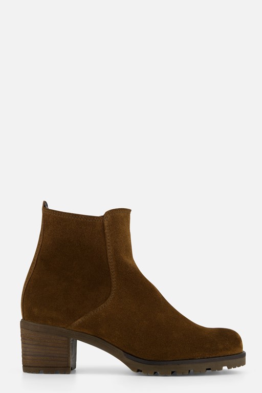 Gabor Enkellaarsjes cognac Suede