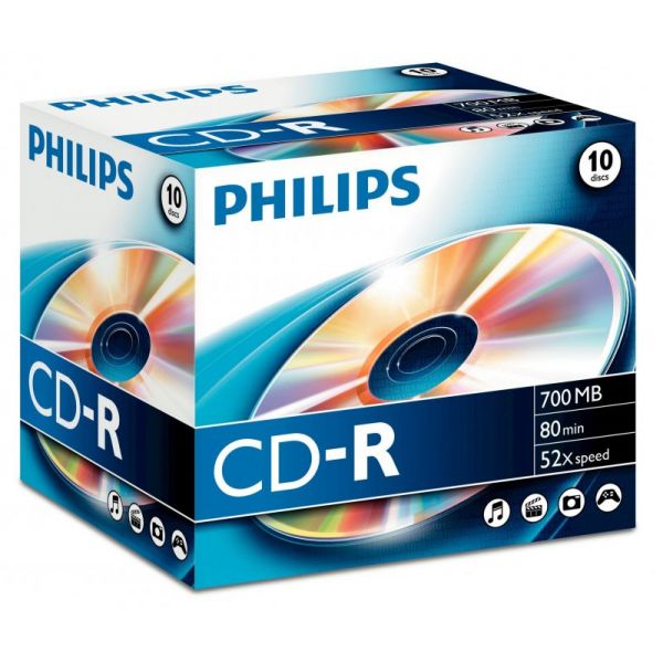 Philips Cd-r 80MIN 700MB 52x - CR7D5NJ10