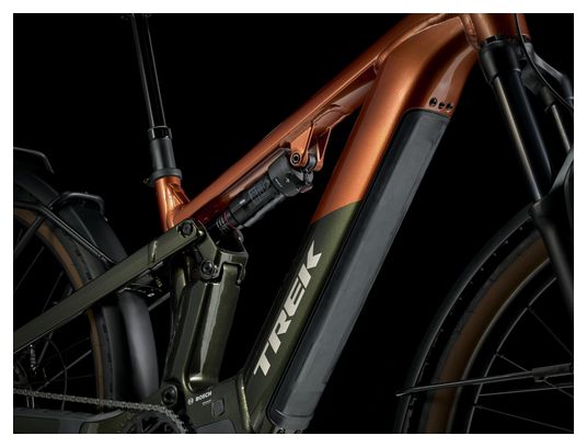 VTT Électrique Tout-Suspendu Trek Powerfly  FS 4 EQ Shimano Cues 10V 600Wh 27.5'' Orange/Vert Gén. 4