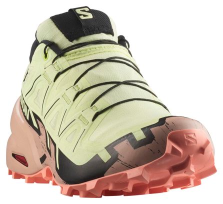 Chaussures Trail Salomon Speedcross 6 GTX Vert/Rose Femme