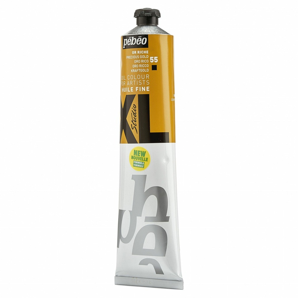 Peinture à l'huile fine xl studio - or riche - 200 ml