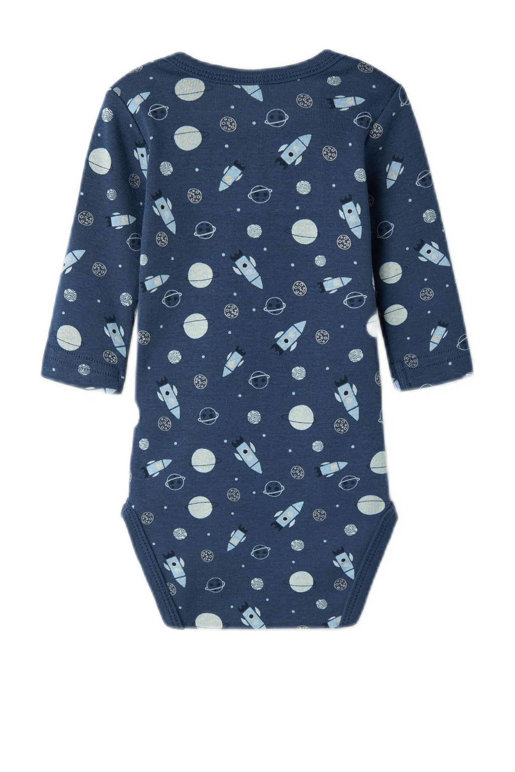 NAME IT romper NBMBODY- set van 3 donkerblauw/lichtblauw