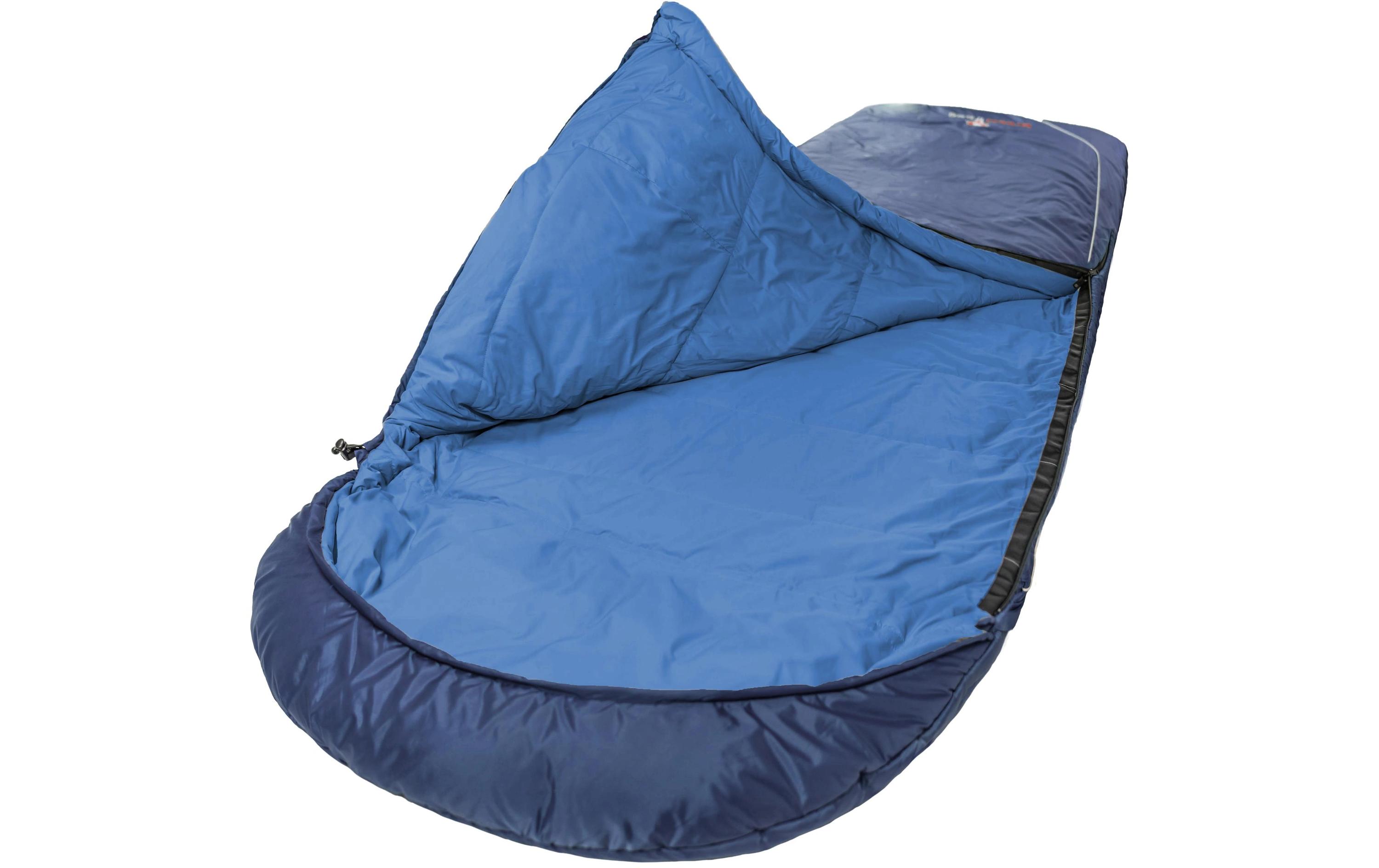 Schlafsack Biopod Wolle Goas Cotton Comfort Night Blue<br>Hochwertiger feuchtigkeitsunempfindlicher Deckenschlafsack