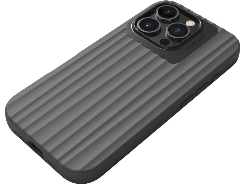 Nudient Back Cover Bold MagSafe iPhone 16 Pro Storm Black Back-Cover für das Apple iPhone 16 Pro
