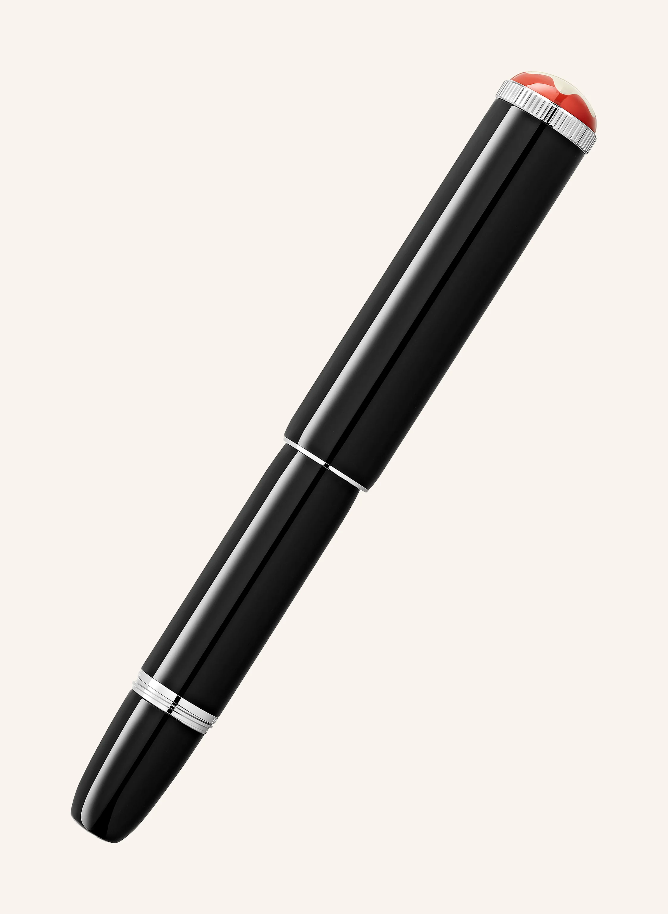 MONTBLANC Patronenfüllfederhalter HERITAGE ROUGE ET NOIR BABY SPECIAL EDITION BLACK