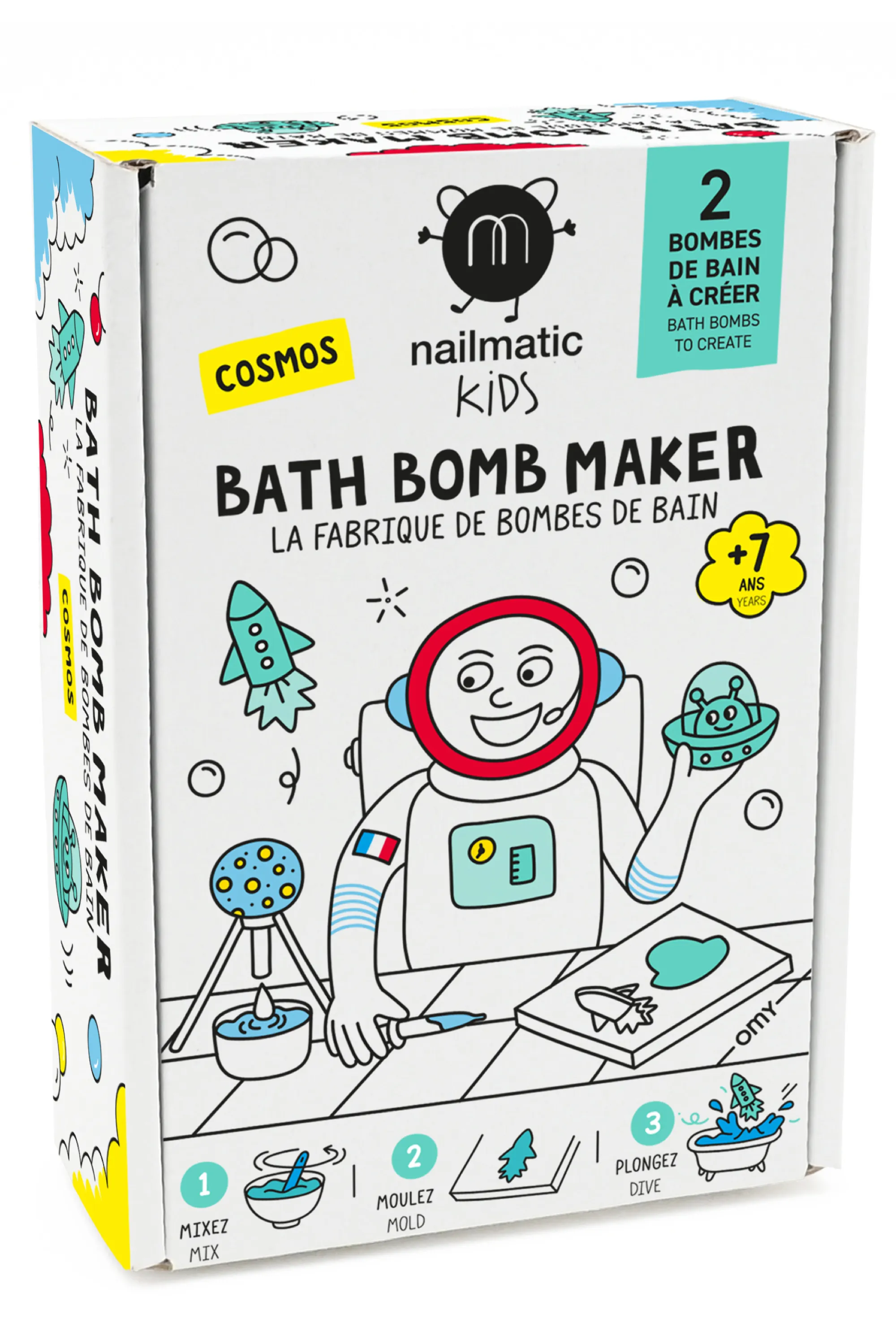 Nailmatic Coffret enfant DIY boules de bain Cosmos-196 g