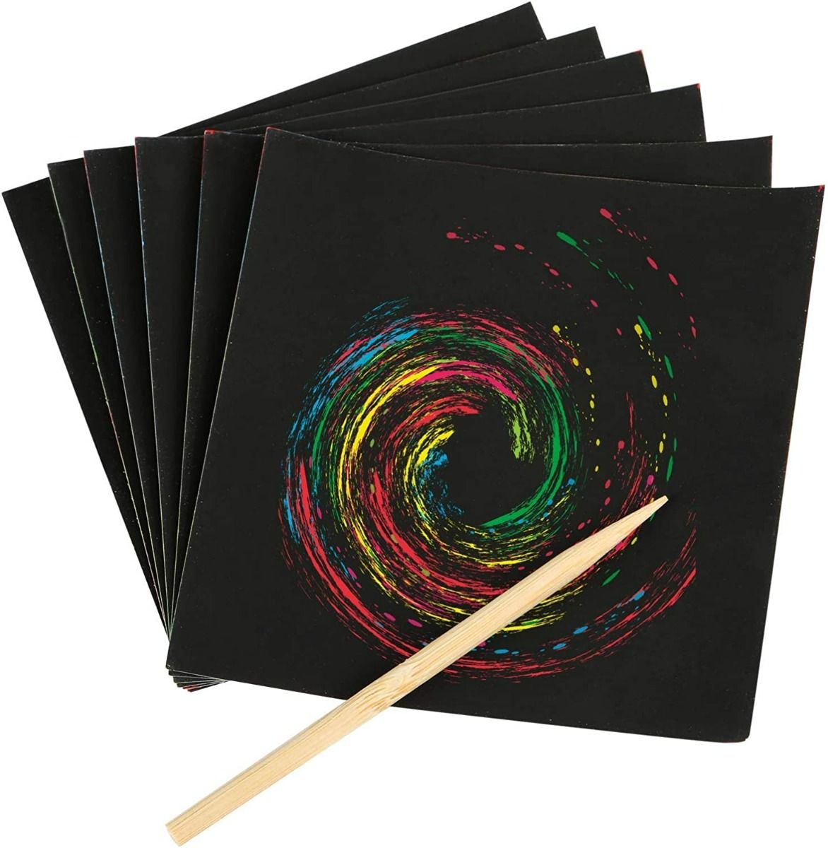 Papier magique rainbow scratch Mercredi et Patati