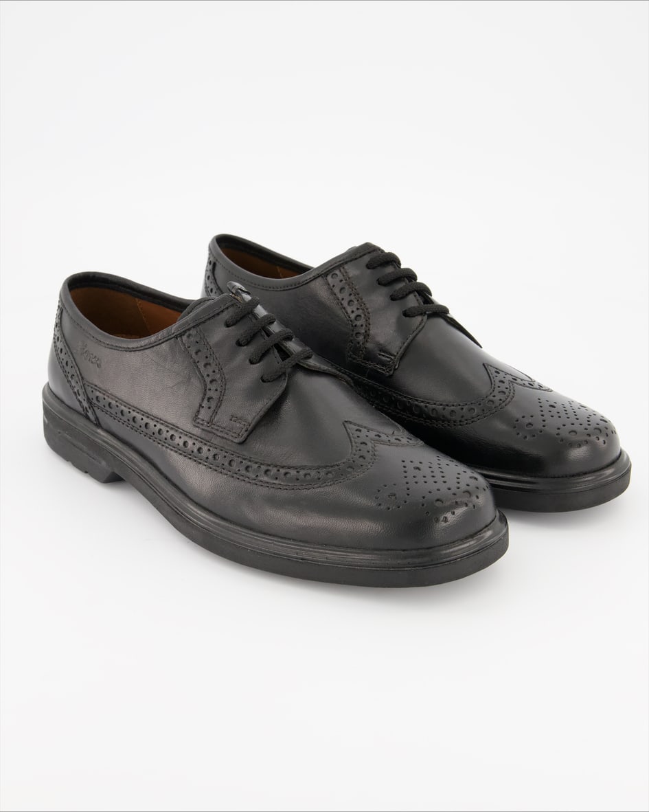 Sioux Pacco- XXL Business Schuhe in Schwarz