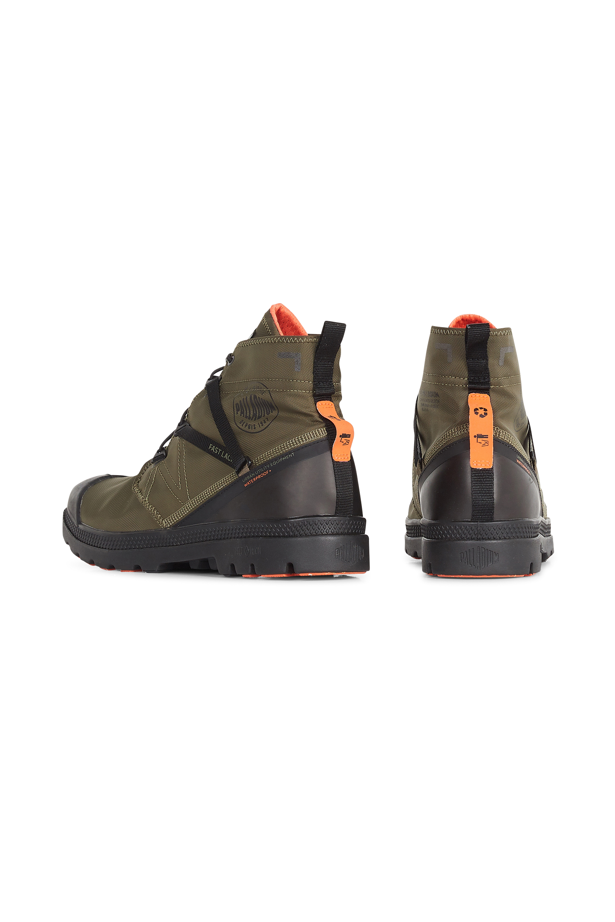 PALLADIUM Bottines PAMPA TRAVEL LITE Kaki