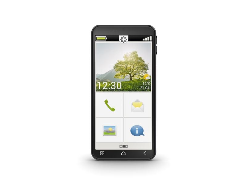 Emporia Smart 7 lite 128 GB Android-Smartphone mit einfacher Benutzerführung und Panik-Taste