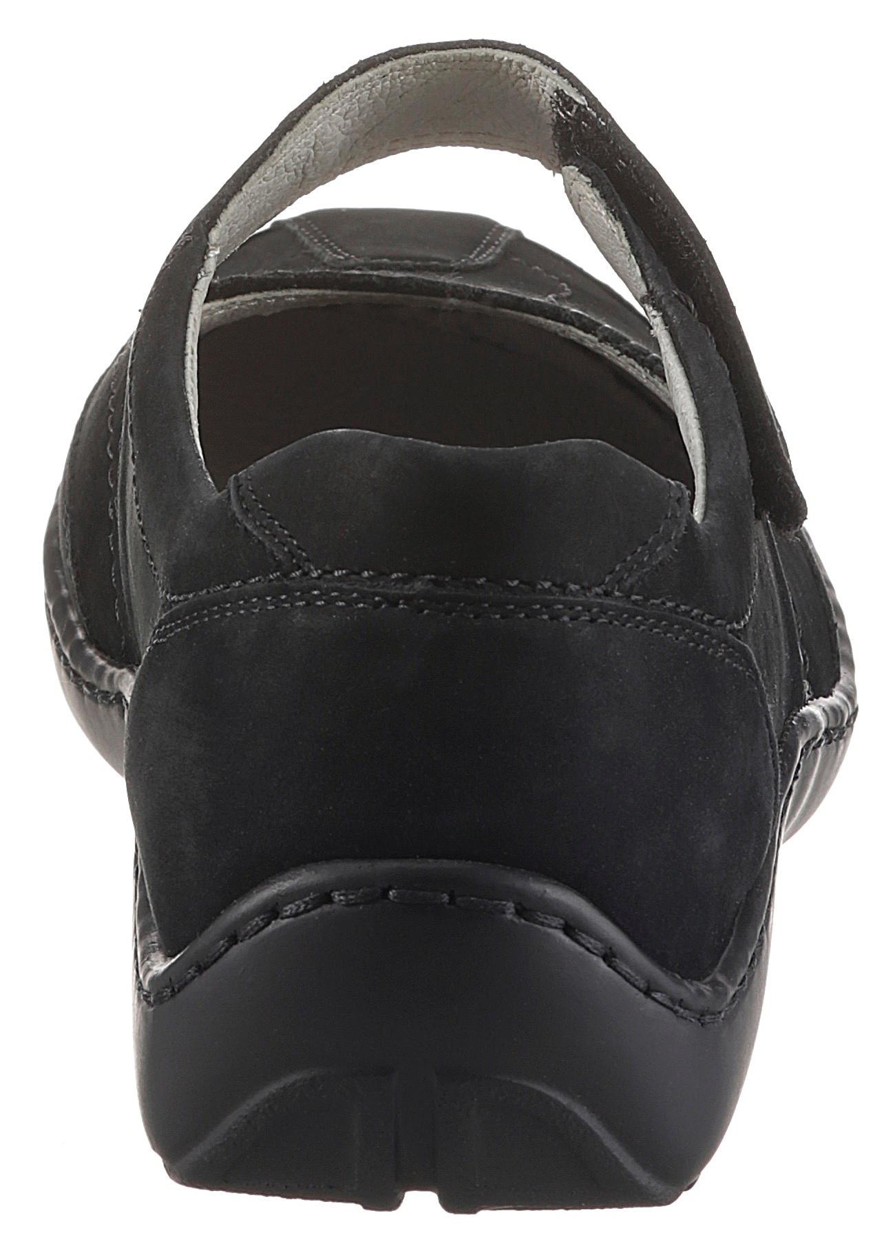 Waldläufer Riemchenballerina »HENNI«  Slipper, Bequemschuh, Klettschuh in komfortabler Weite H (=sehr weit)