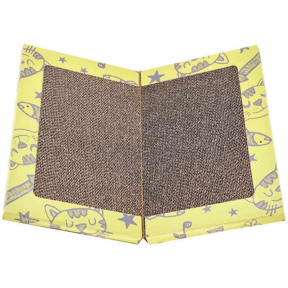 Tapis sortie de litière et griffoir pliable 36x42cm