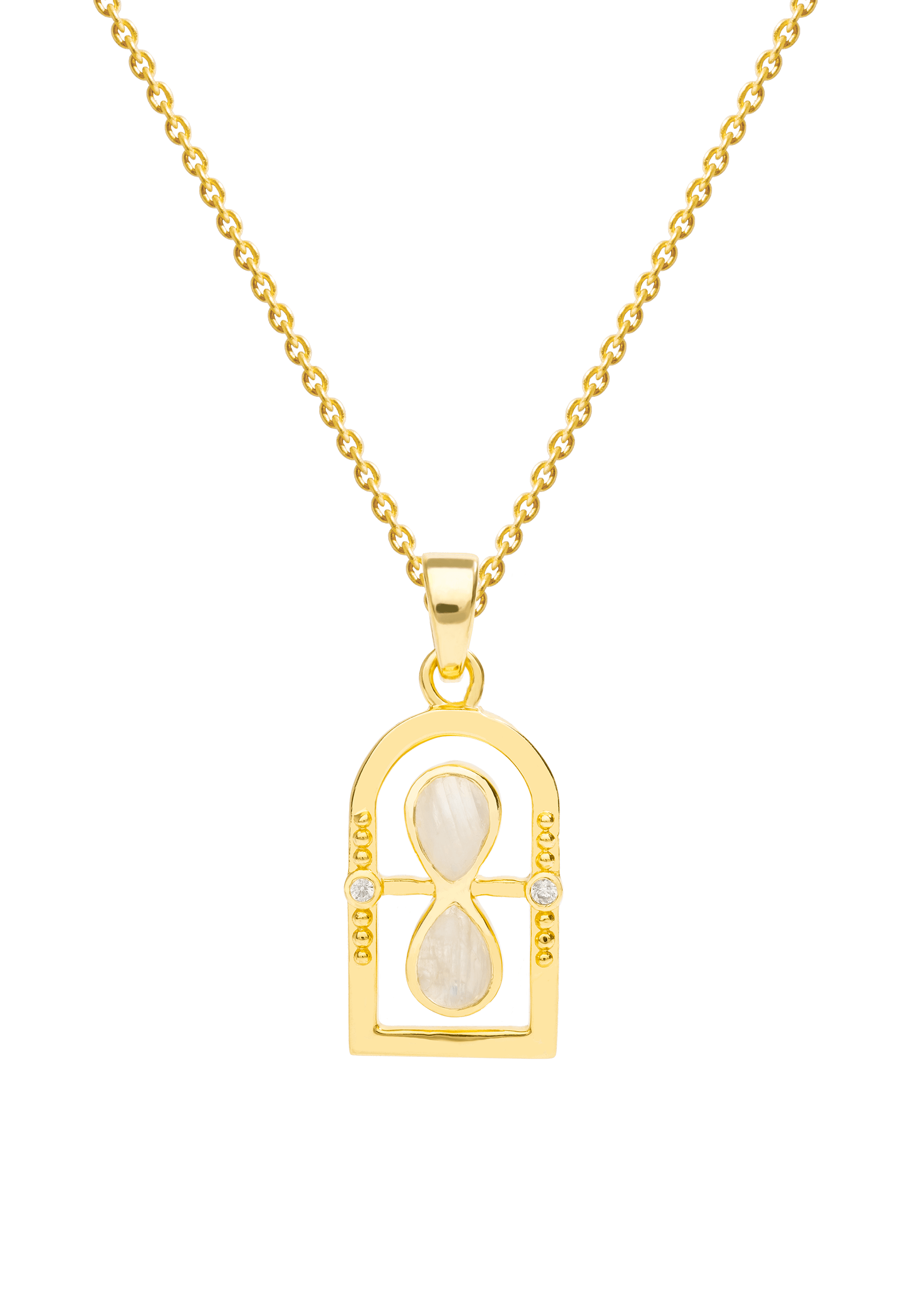 THE HOURGLASS - Collier | Doré