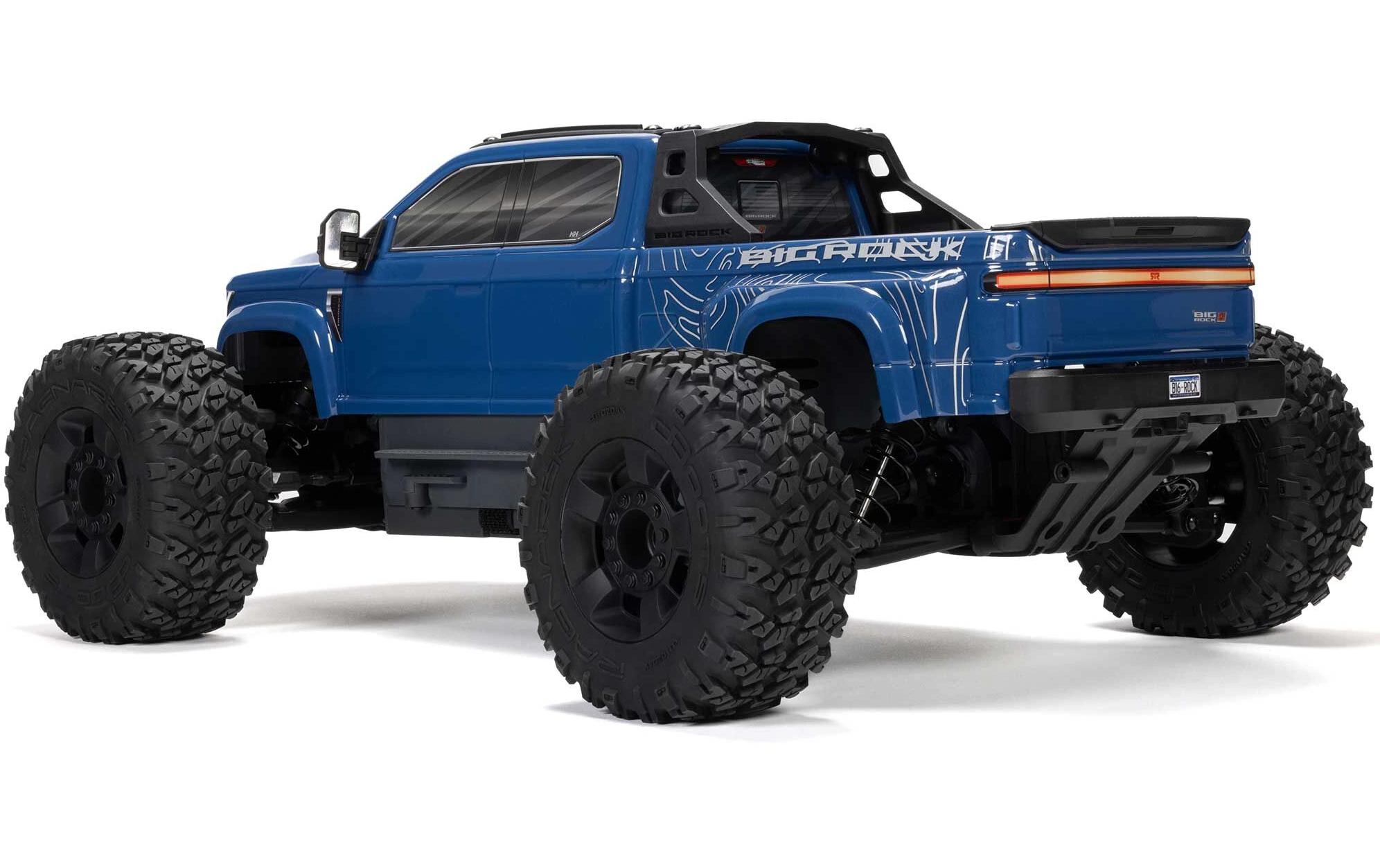 Monster Truck Big Rock BLX 223S, Blau ARTR, 1:10<br>4 x 4 Off-Road Model