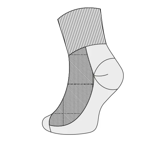 2 Paar Unisex-Funktionssocken