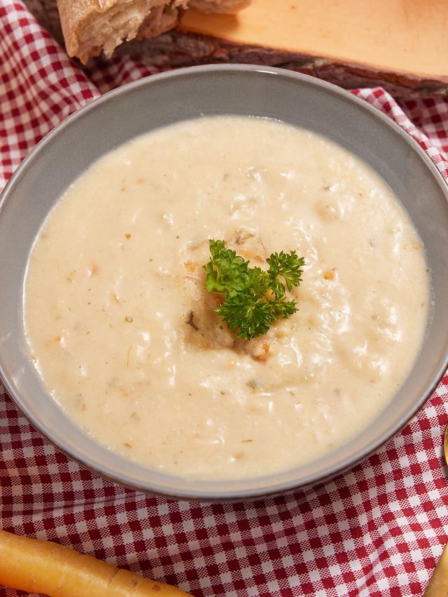 Bio Kartoffelsuppe mit Kartoffel- und Gemüsestücken, 4er-Set