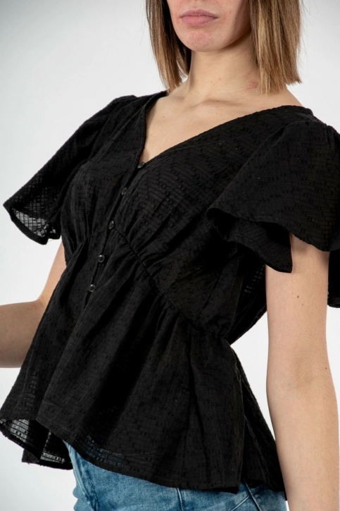 tee shirt molly bracken la623p21 black
