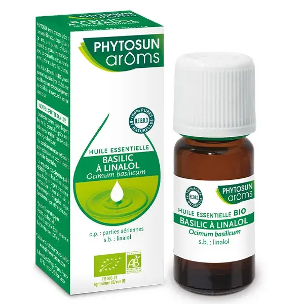 Óleo Essencial de Manjericão Orgânico Phytosun Arôms com Linalol 5ml