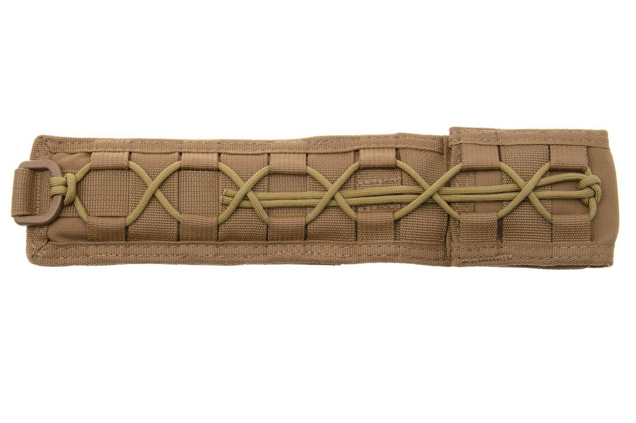 Spartan Harsey Difensa SB19DEGRNLTN Flat Dark Earth, Green Micarta, Molle-Coyote sheath, survivalmes