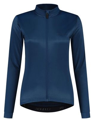 Maillot Manches Longues Velo Rogelli Core - Femme - Bleu foncé