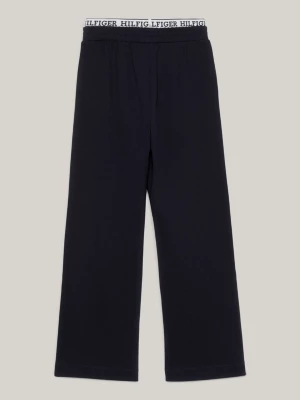 Calça Jogger Hilfiger Monotype de Pernas Largas