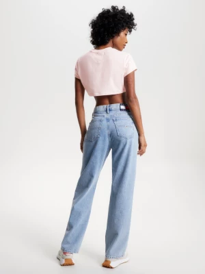 Camiseta cropped ultra com logo de Nova York