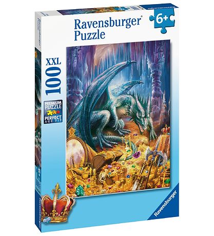 Ravensburger Puslespil - 100 Brikker - Dragon?s Treasure