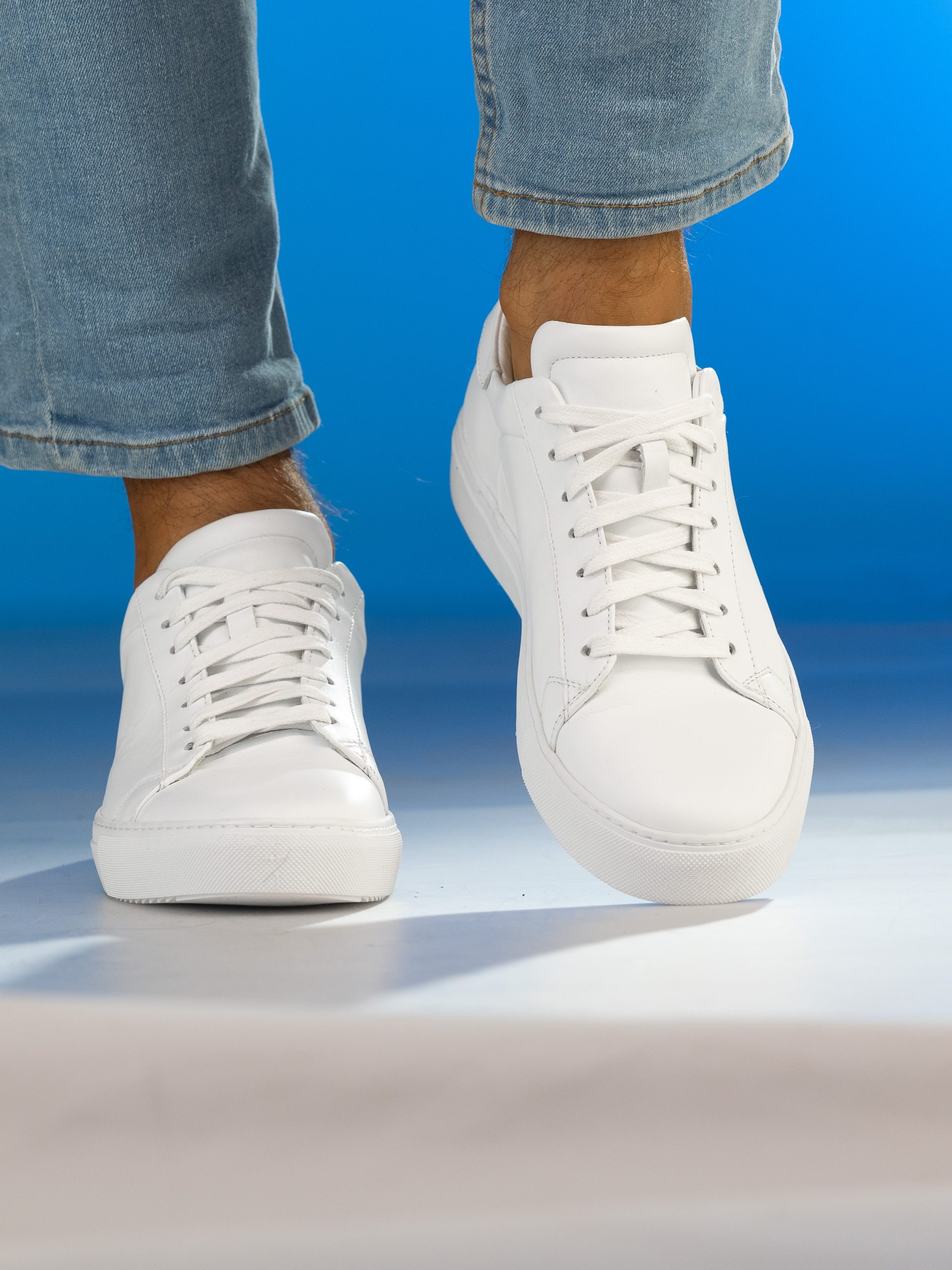 Gregers - Street Leather White - Trapes Sko