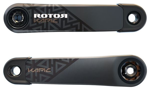 Manivelles Rotor Kapic Carbon (sans axe) Noir