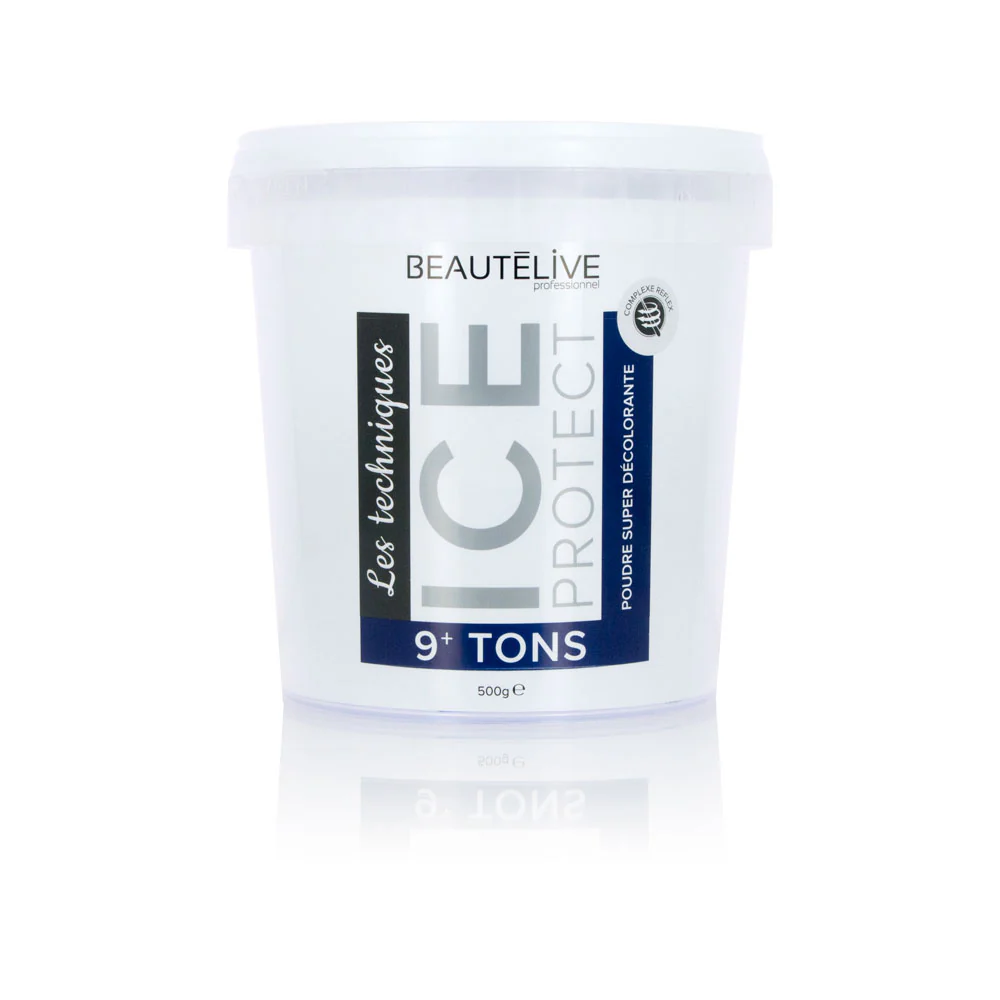 Poudre super décolorante avec système protecteur Ice Protect Les techn