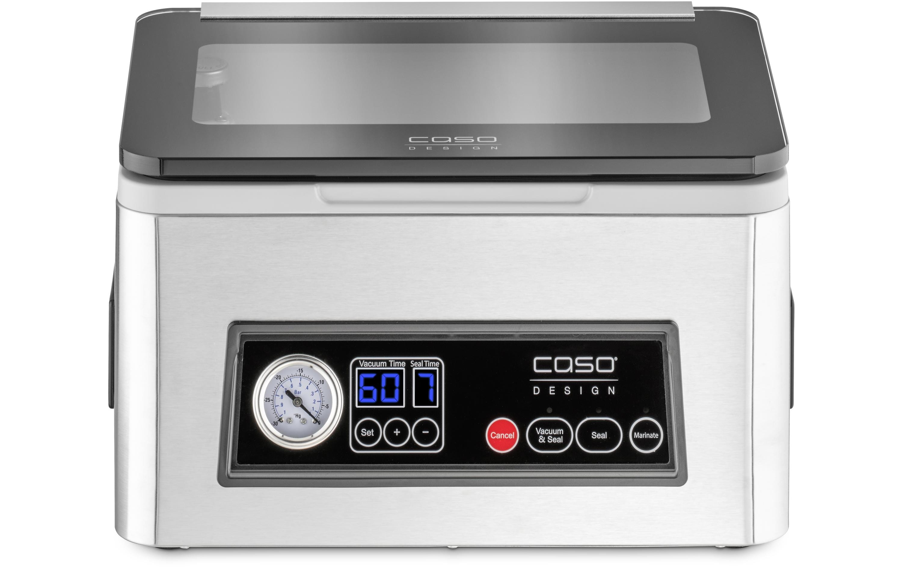 Vakuumiergerät VacuChef 50 Schwarz/Silber<br>Profi-Kammervakuumierer