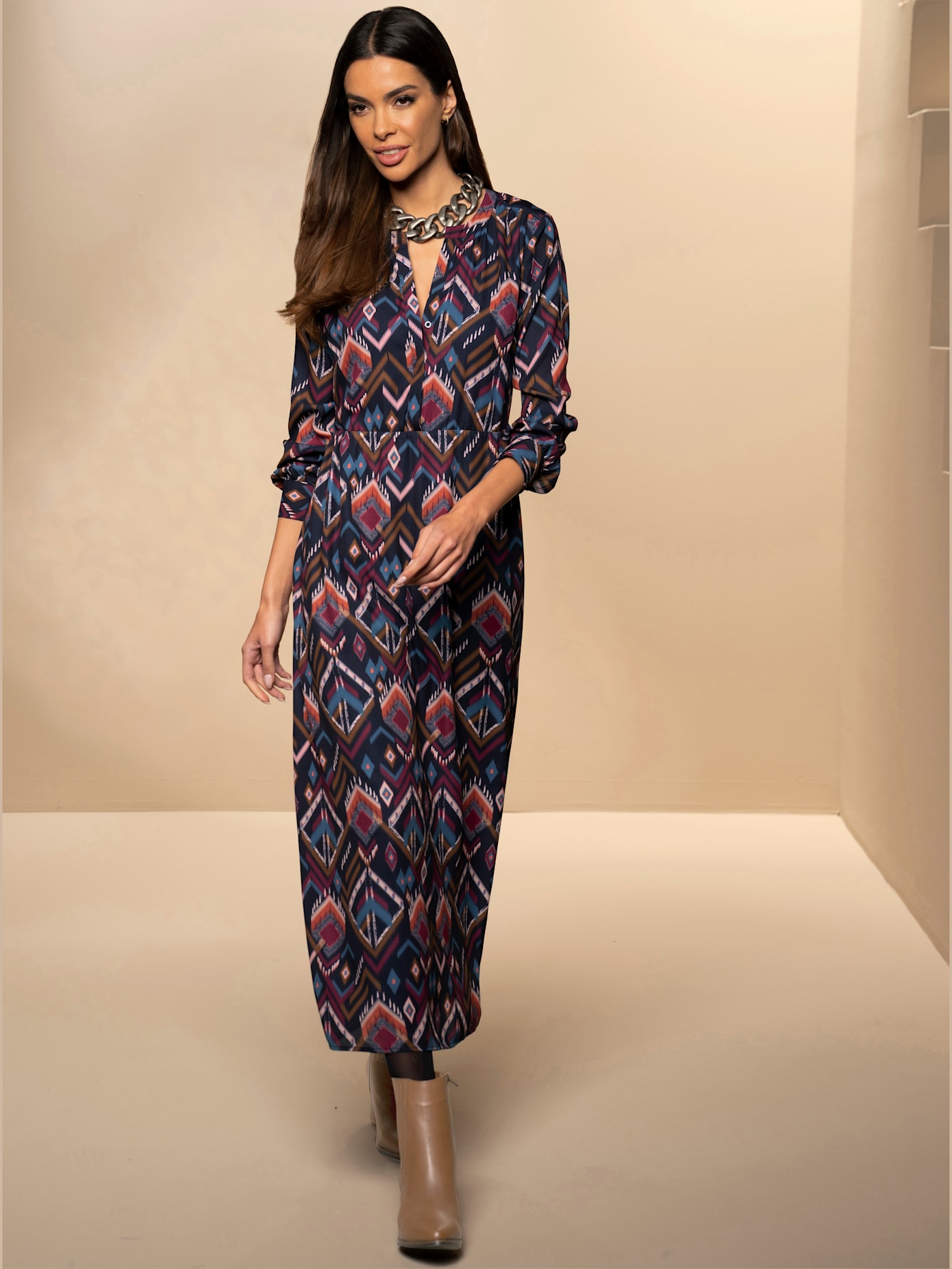 Robe imprimée motif imprimé exclusif