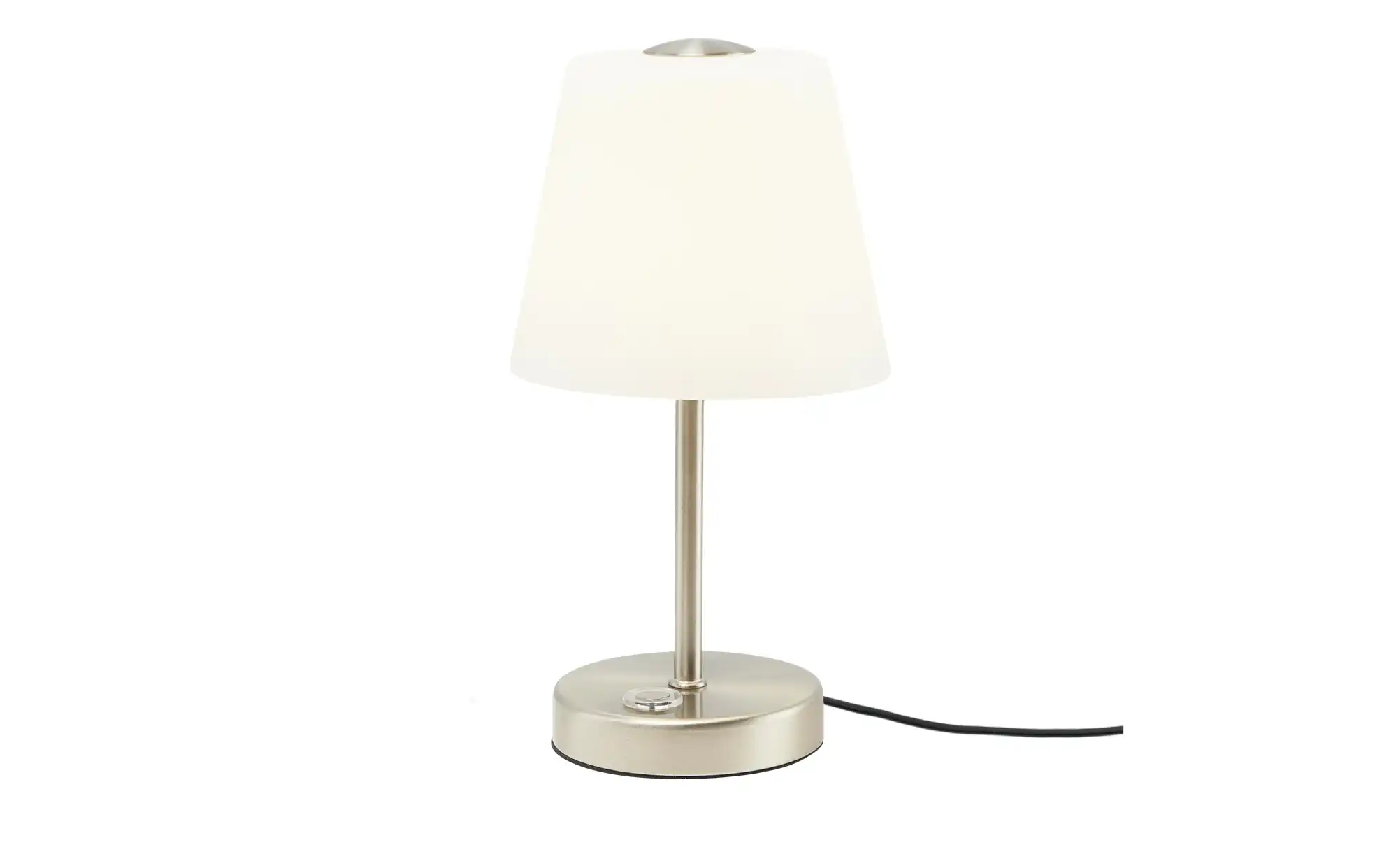 levelone LED-Tischleuchte, 1-flammig, Nickel-matt