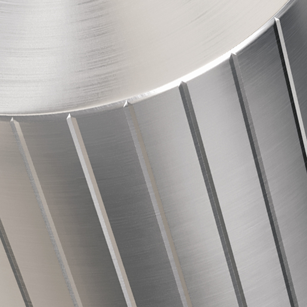 Brauer Stripe verhoogde wastafelkraan model A met ColdStart RVS geborsteld PVD