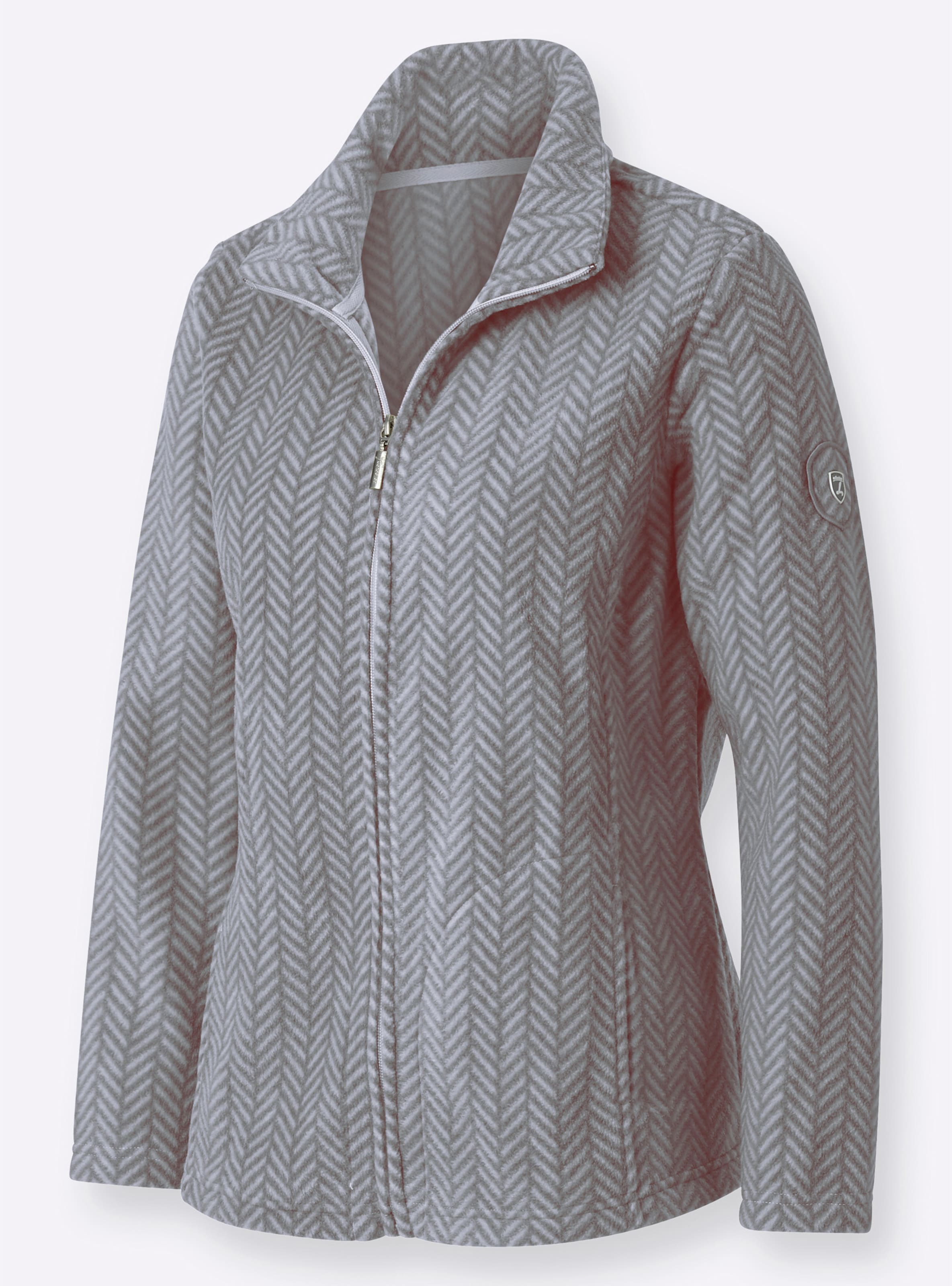 Fleecejacke in hellblau
