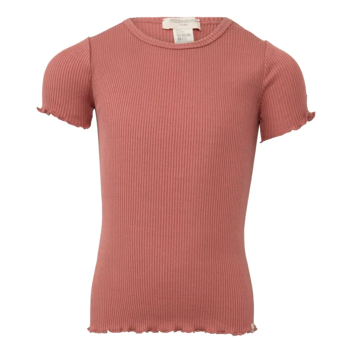 Minimalisma T-Shirt Blomst Soie | Vieux Rose