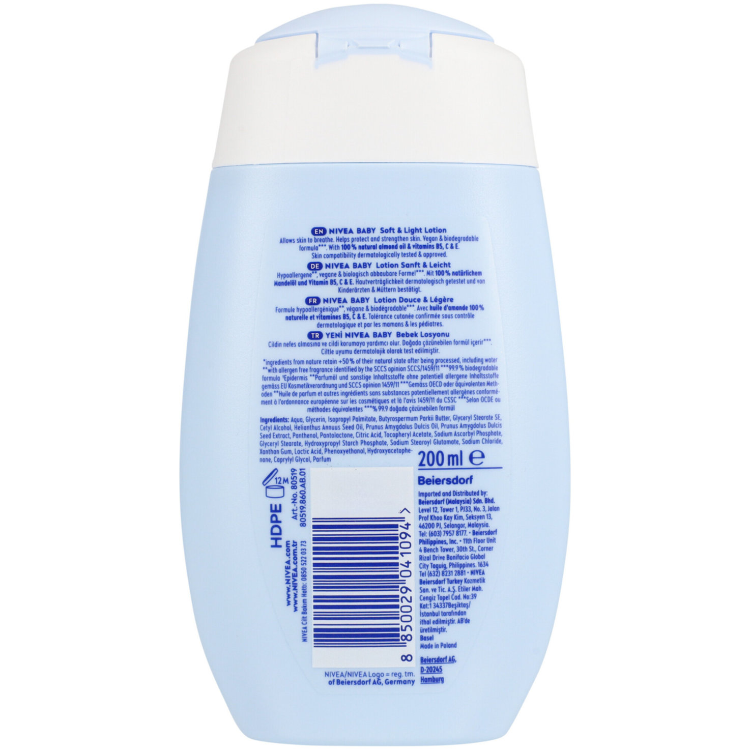 Nivea Lotion Sanft & Leicht