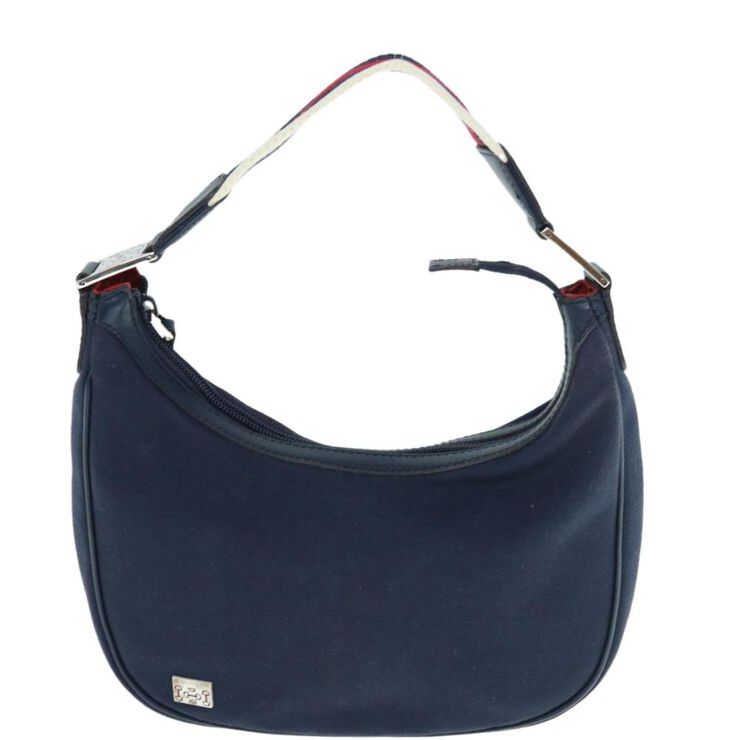 Gucci Vintage Gucci Shoulder Bag Navy