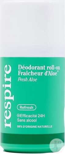 Respire Déodorant Naturel Roll-On Fraîcheur D'Aloe Vera 50ml