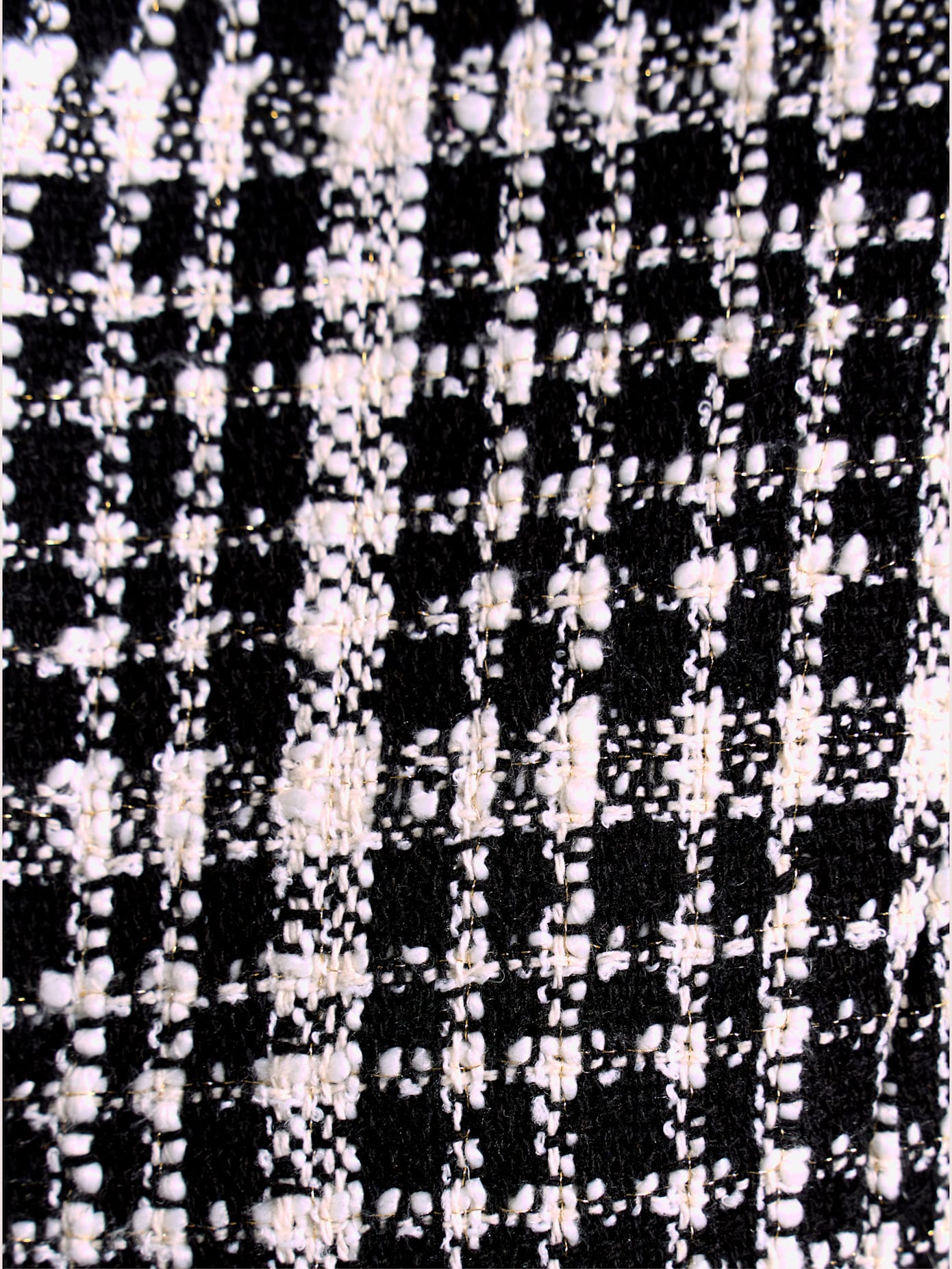 Blazer bords à fines franges