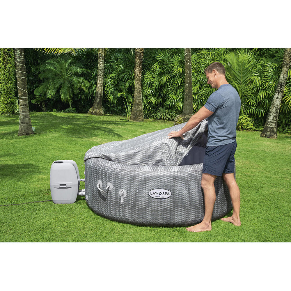 Spa gonflable Lay-Z-Spa® Honolulu Bestway 4 à 6 places Ø196 x H71 cm