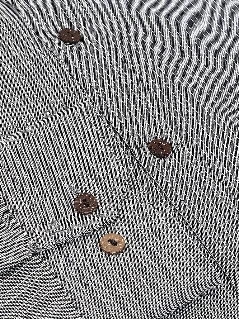 GWEIH & SILK Trachtenhemd EIBSEE hellgrau