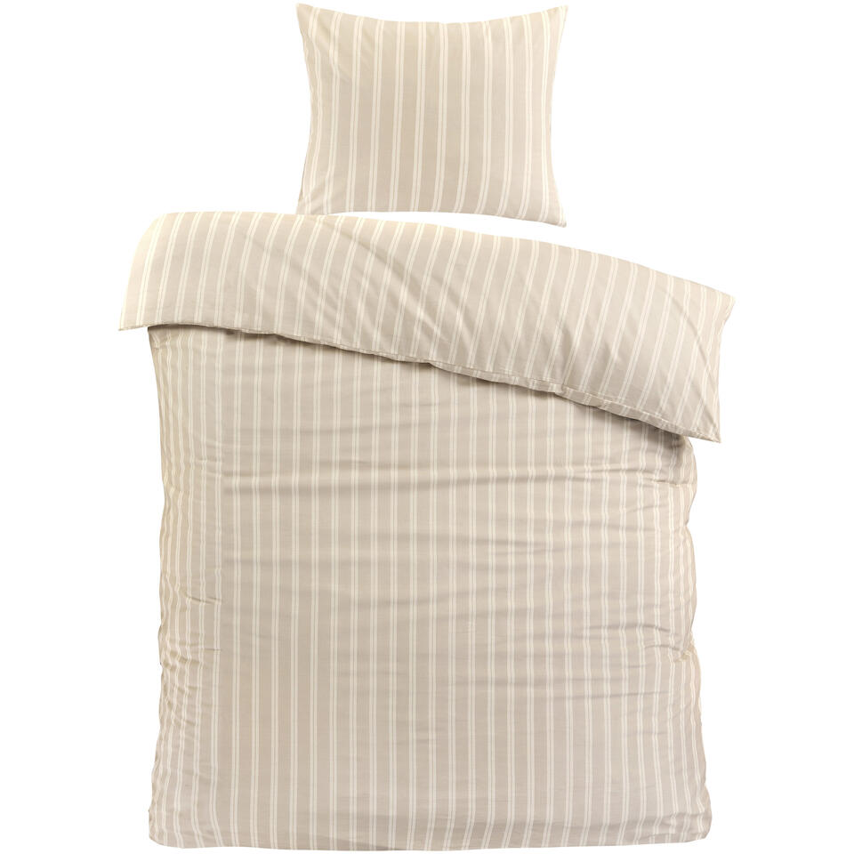Dekbedovertrek Joep Beige 140x200 cm
