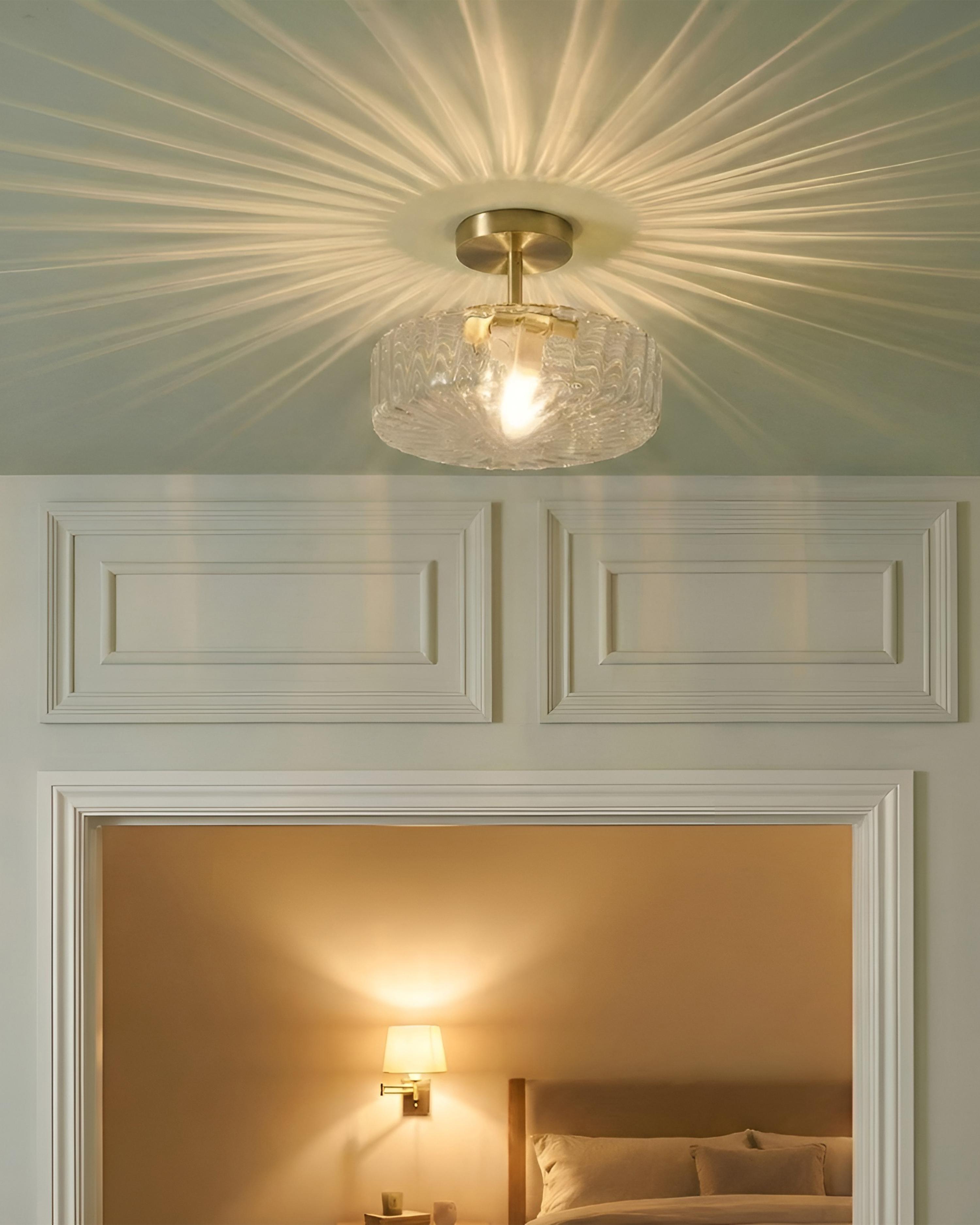 Plafondlamp SIEPRE Glas Transparant